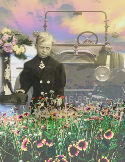 Bartholomew (Sadly Beautiful Series) | Digital Collage | Little Finch Designs