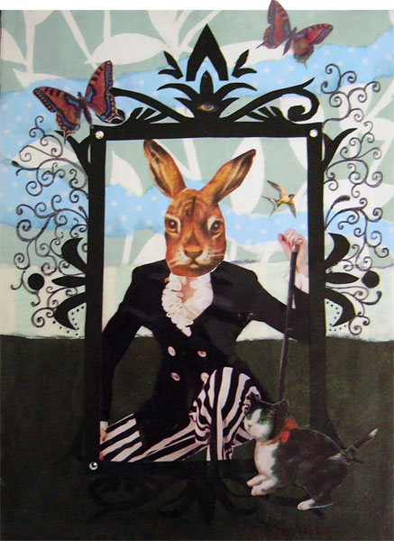 Bun Terre | Mixed Media | Little Finch Designs