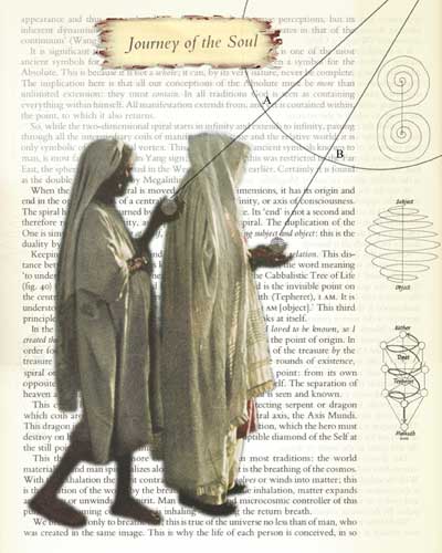 Journey of the Soul | Digital Collage | Little Finch Designs