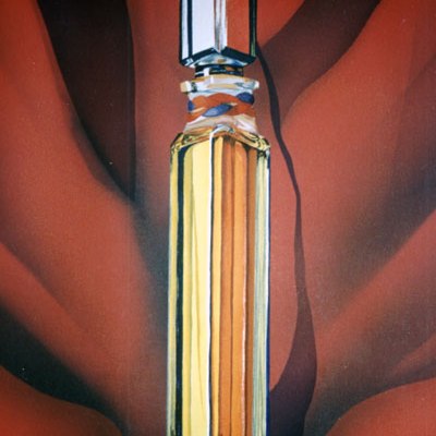 Red Perfume Ad | Illustration | Christel's Design Studio