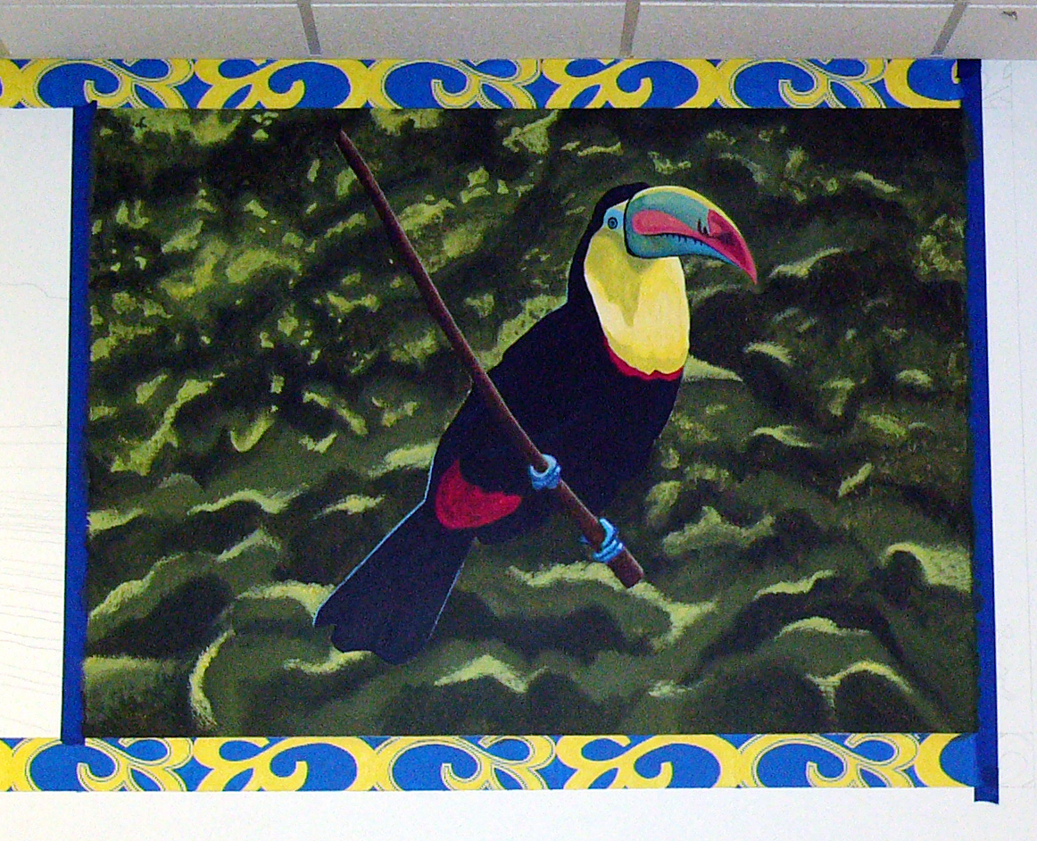 Starbucks Roasting Plant Mural 1 | Little Finch Designs