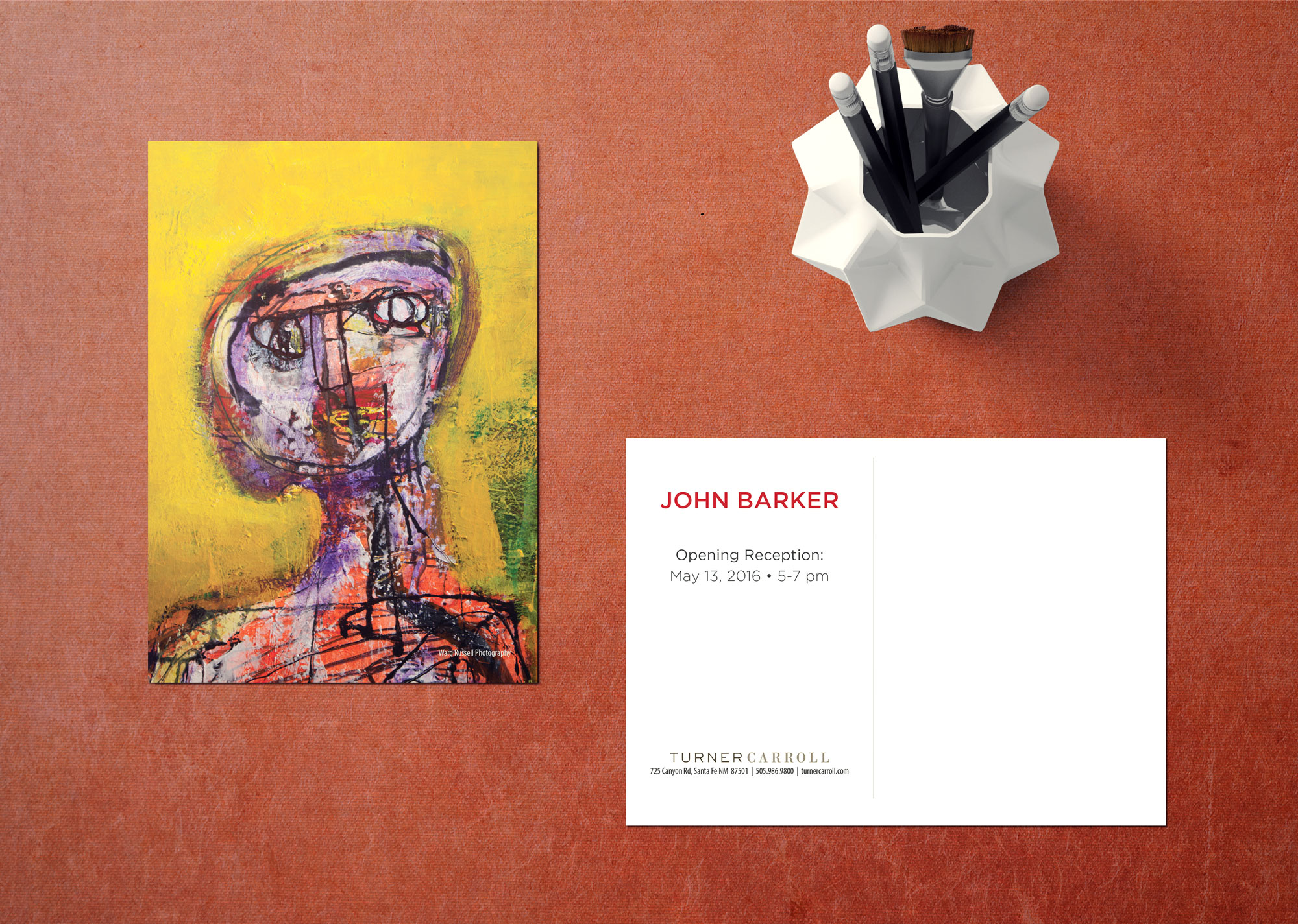 John Barker Postcard | Little Finch Designs