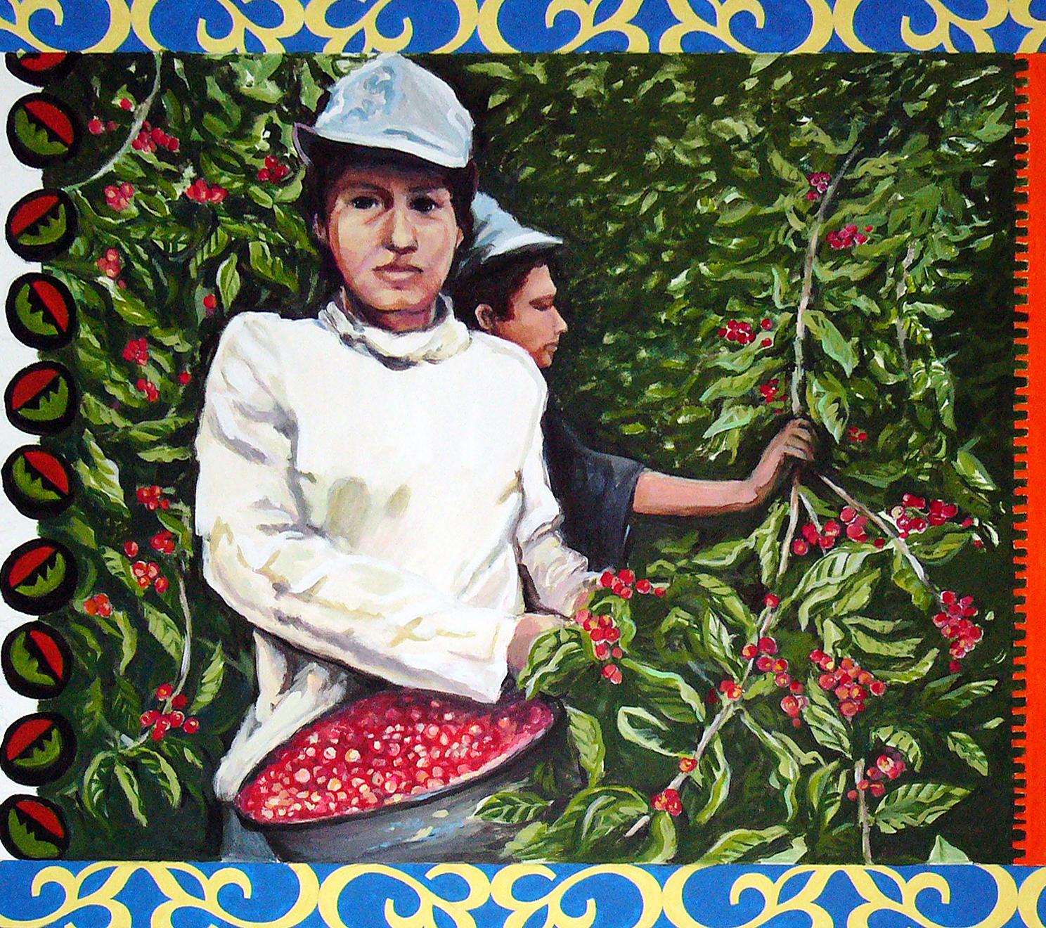 Starbucks Roasting Plant Mural 2 | Little Finch Designs