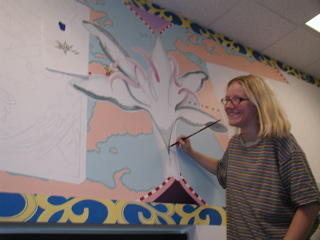 Starbucks Roasting Plant Mural 1 | Little Finch Designs