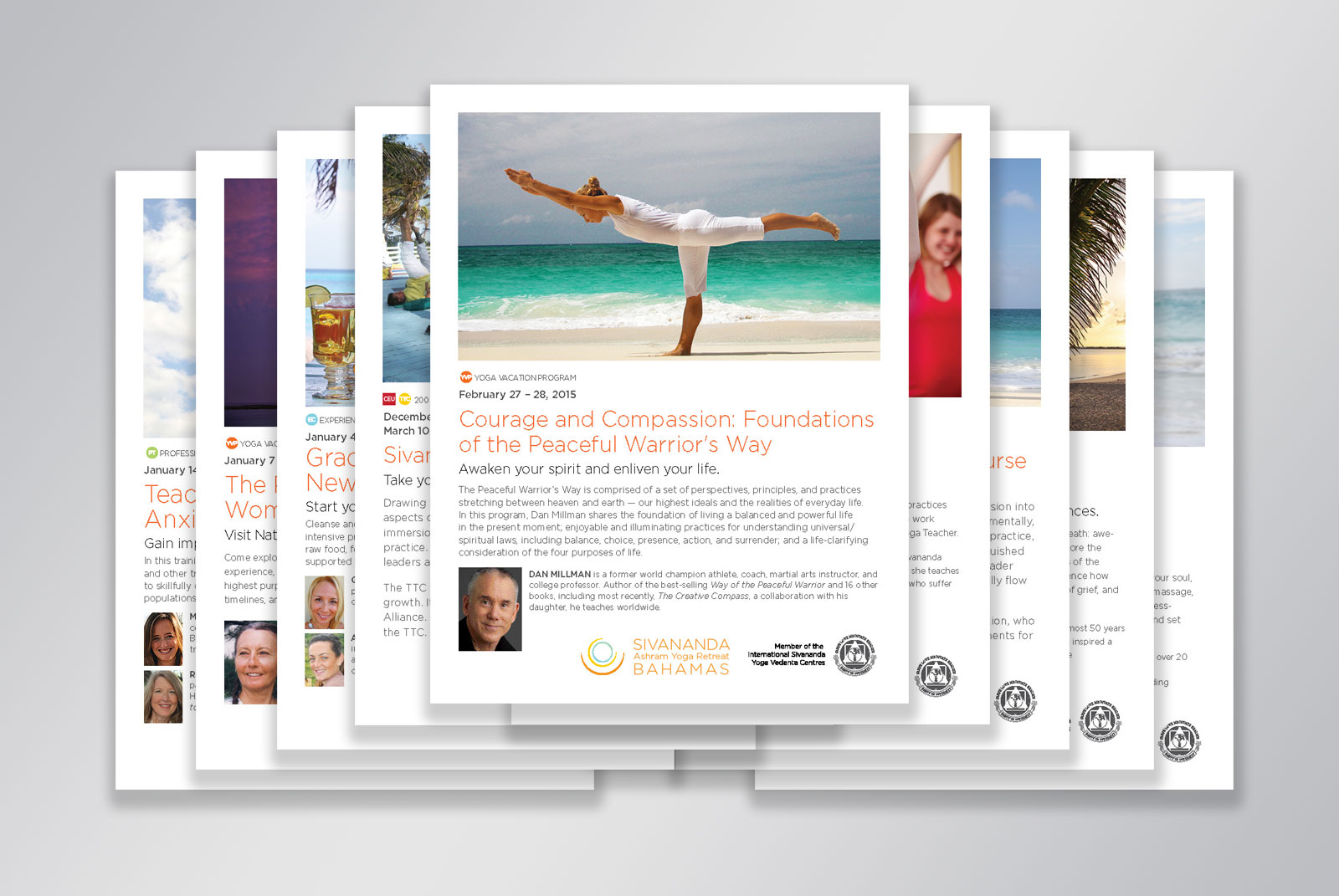 Sivananda Ashram Yoga Retreat Bahamas Production Work | Little Finch Designs