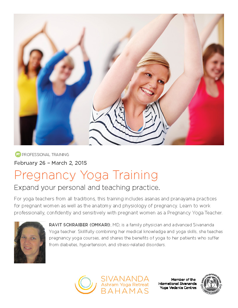 Sivananda Ashram Yoga Retreat Poster February 2015 | Little Finch Designs