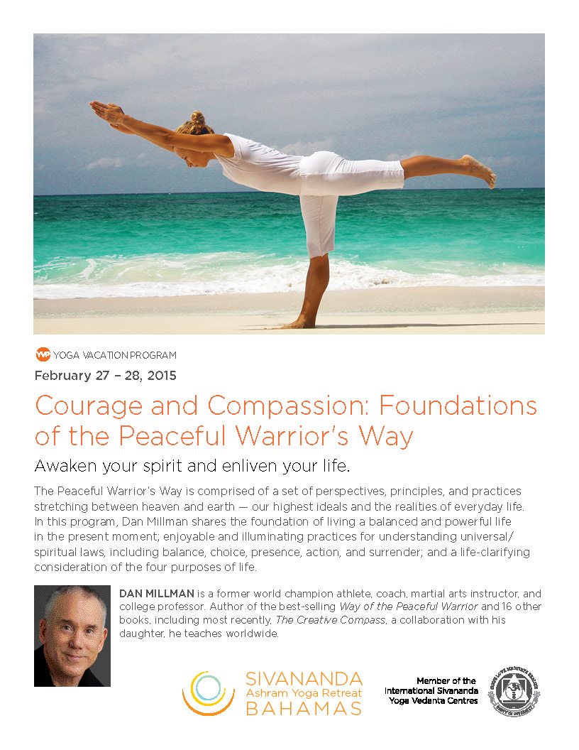 Sivananda Ashram Yoga Retreat Poster February 2015 | Little Finch Designs