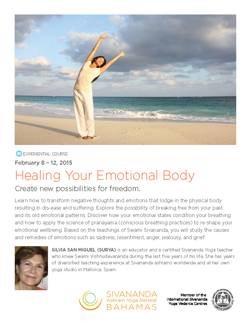 Sivananda Ashram Yoga Retreat Poster February 2015 | Little Finch Designs