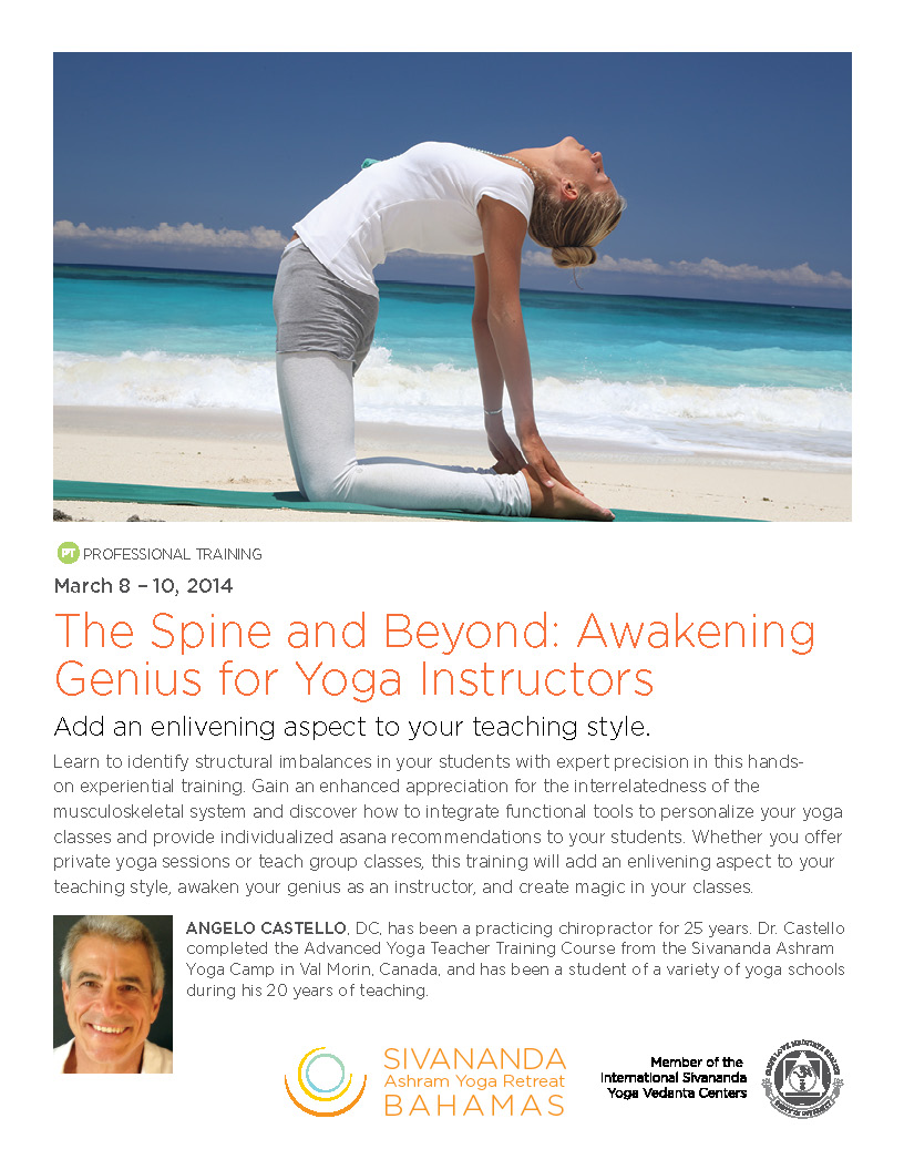 Sivananda Ashram Yoga Retreat Poster March 2015 | Little Finch Designs