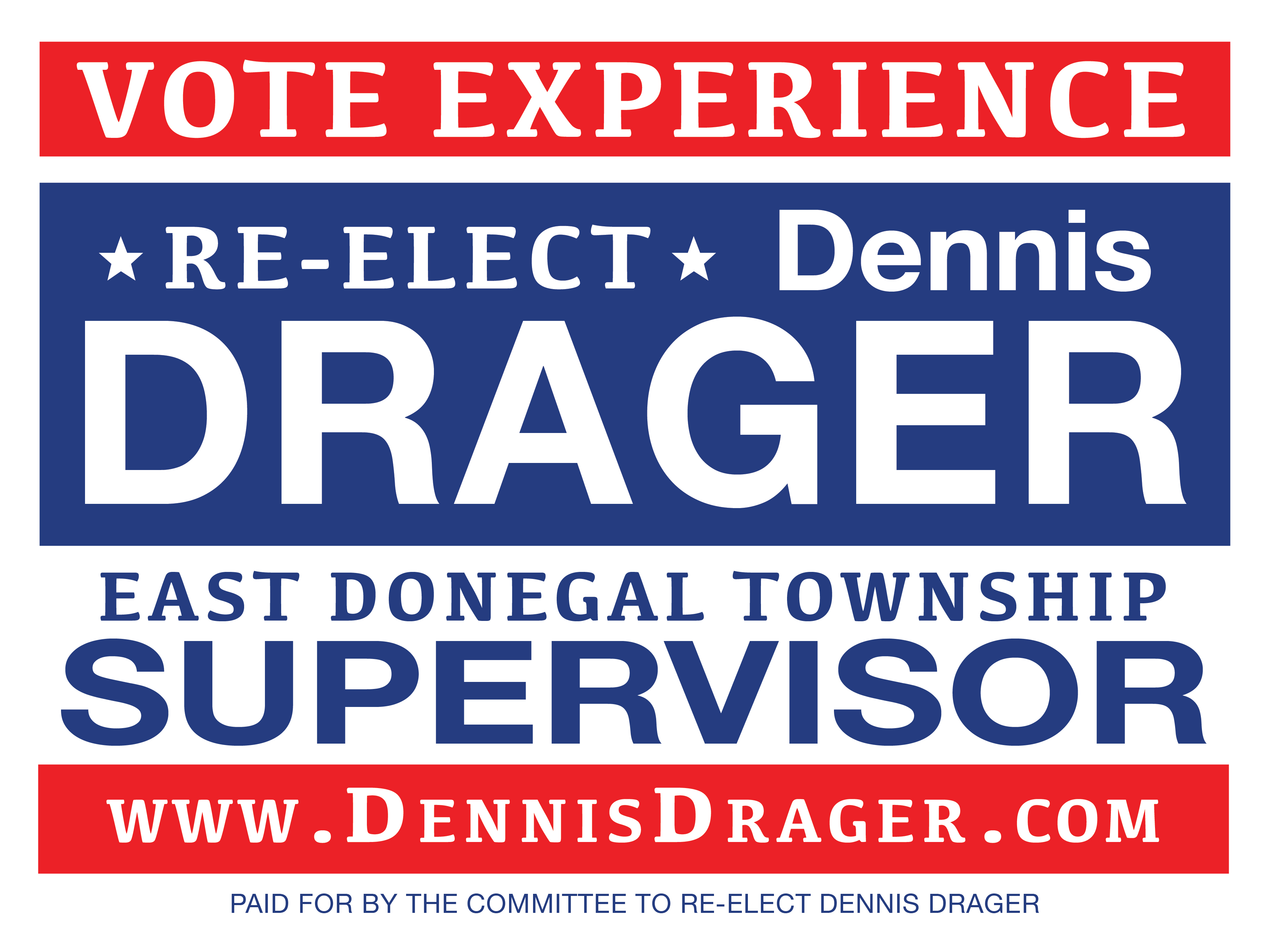 Dennis Drager Yard Sign | Little Finch Designs