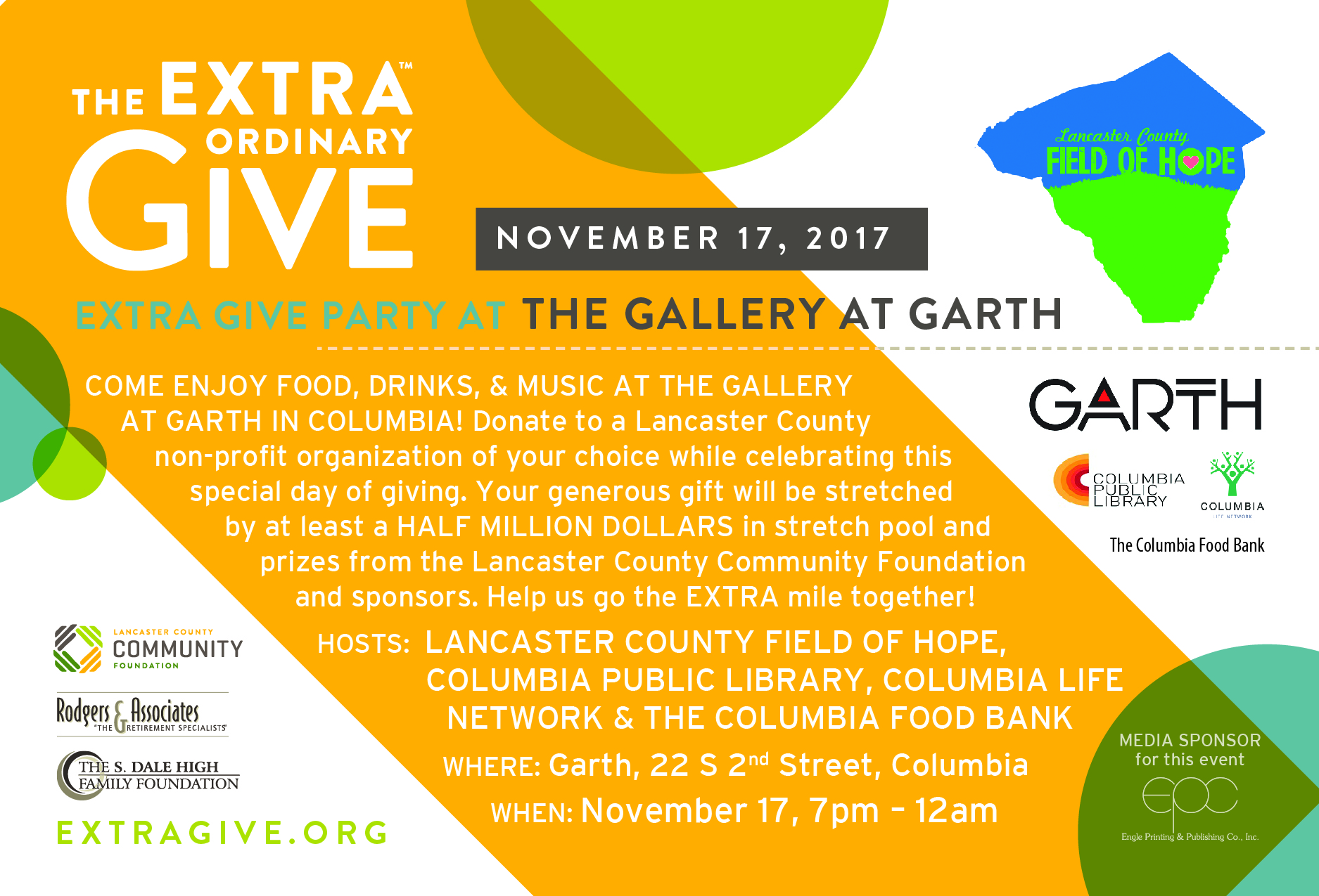 Field of Hope Extraordinary Give Postcard | Little Finch Designs