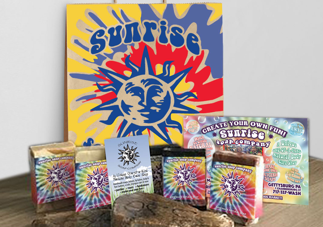 Sunrise Soap Company Brand Mix (crop) | Little Finch Designs